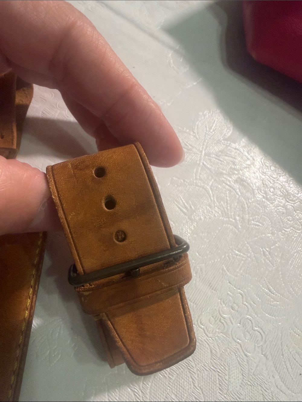 Louis Vuitton luggage tag set and gold lock and key #308 - Picture 5 of 11